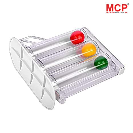 Healthcare Respirometer 3 Ball Deep Breathing Lung Exerciser Respiratory Exerciser Spirometer For All Breathing Exercise