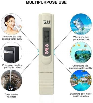 Healthcare Digital TDS Meter Tester PPM Water Purity Monitor Tester 0-999 PPM Analyzer