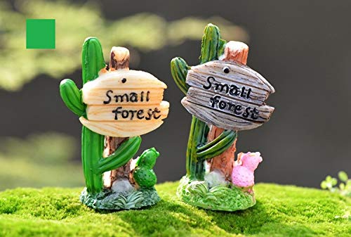 Skylofts Table Chair Set with Small Forest Display Showpiece Home Decor Garden Decor Miniatures Landscape Decorations