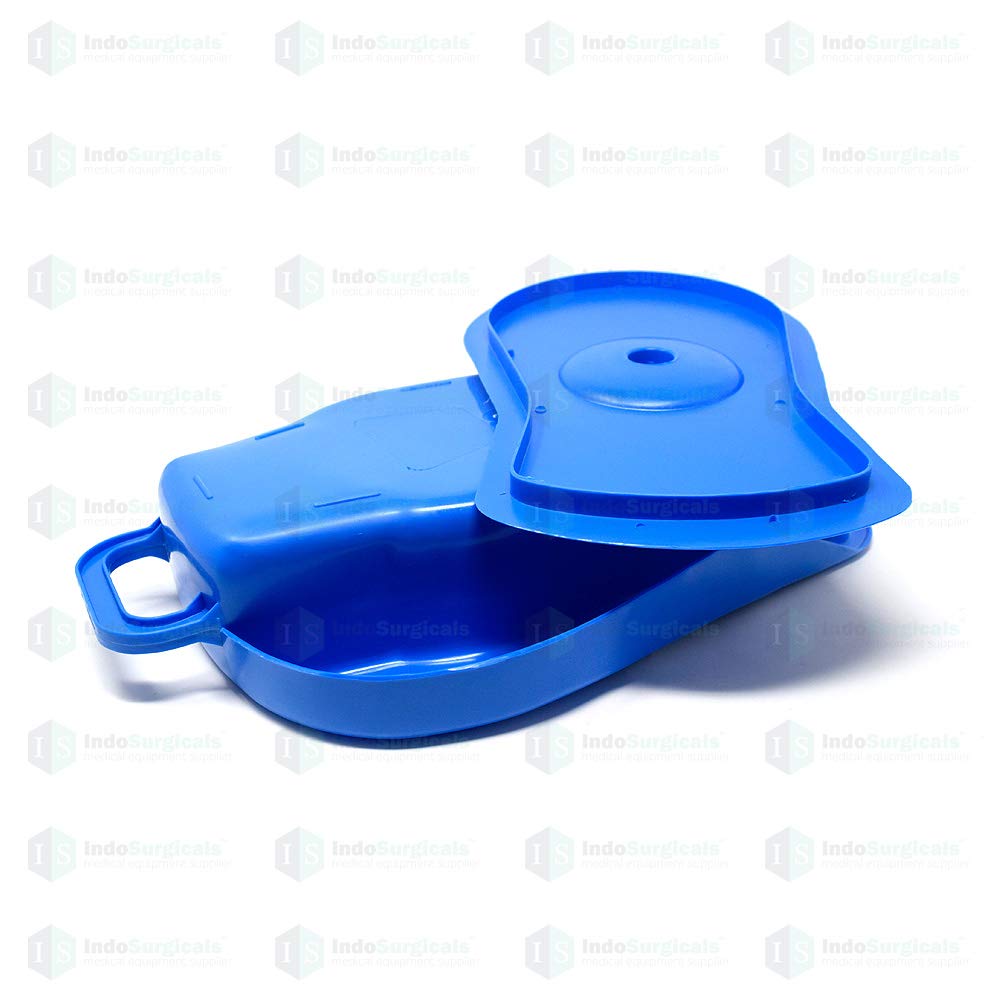 Unisex Polypropylene Bed Pan with Lid