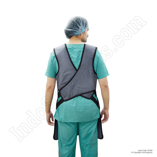 lead apron for x-ray protection, BARC Approved (Lead Equivalency 0.35mm)