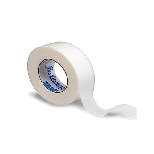 Healthcare Neopore Surgical Doctor Paper Tape - 1/2 Inch, 24 Rolls: Soft & Hypoallergenic for Gentle Wound Dressing and Post-Surgery Care (White)