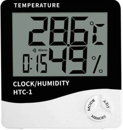 Healthcare Room Thermometer Digital With Clock Features Thermometer Thermometer Indoor & Outdoor Thermometer LCD Electronic Temperature Humidity Meter Hygrometer Weather Sensor Thermometer