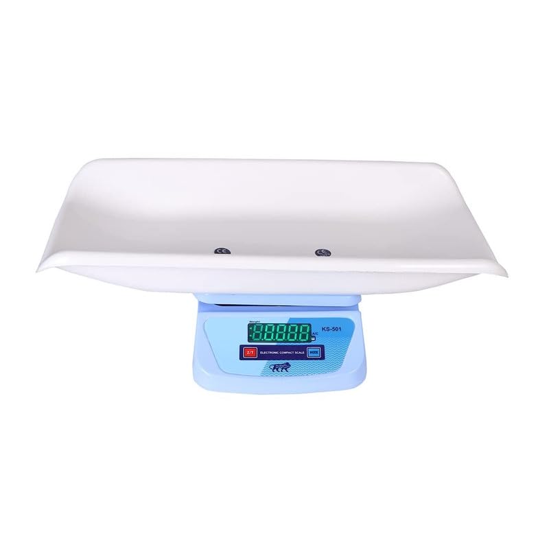 Healthcare Digital Baby Weighing Scale, Infant, & Toddler Tray weight Scale Measure up to 30kg with LCD Display Baby Weight Machine