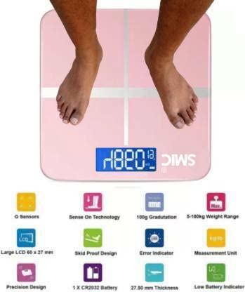 Digital Smart Bathroom Scale Personal Body Floor glass Scale Smart Electronic USB Port Weighing Scale