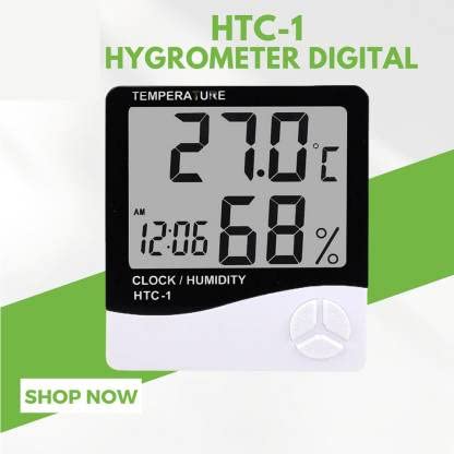 Healthcare Room Thermometer Digital With Clock Features Thermometer Thermometer Indoor & Outdoor Thermometer LCD Electronic Temperature Humidity Meter Hygrometer Weather Sensor Thermometer