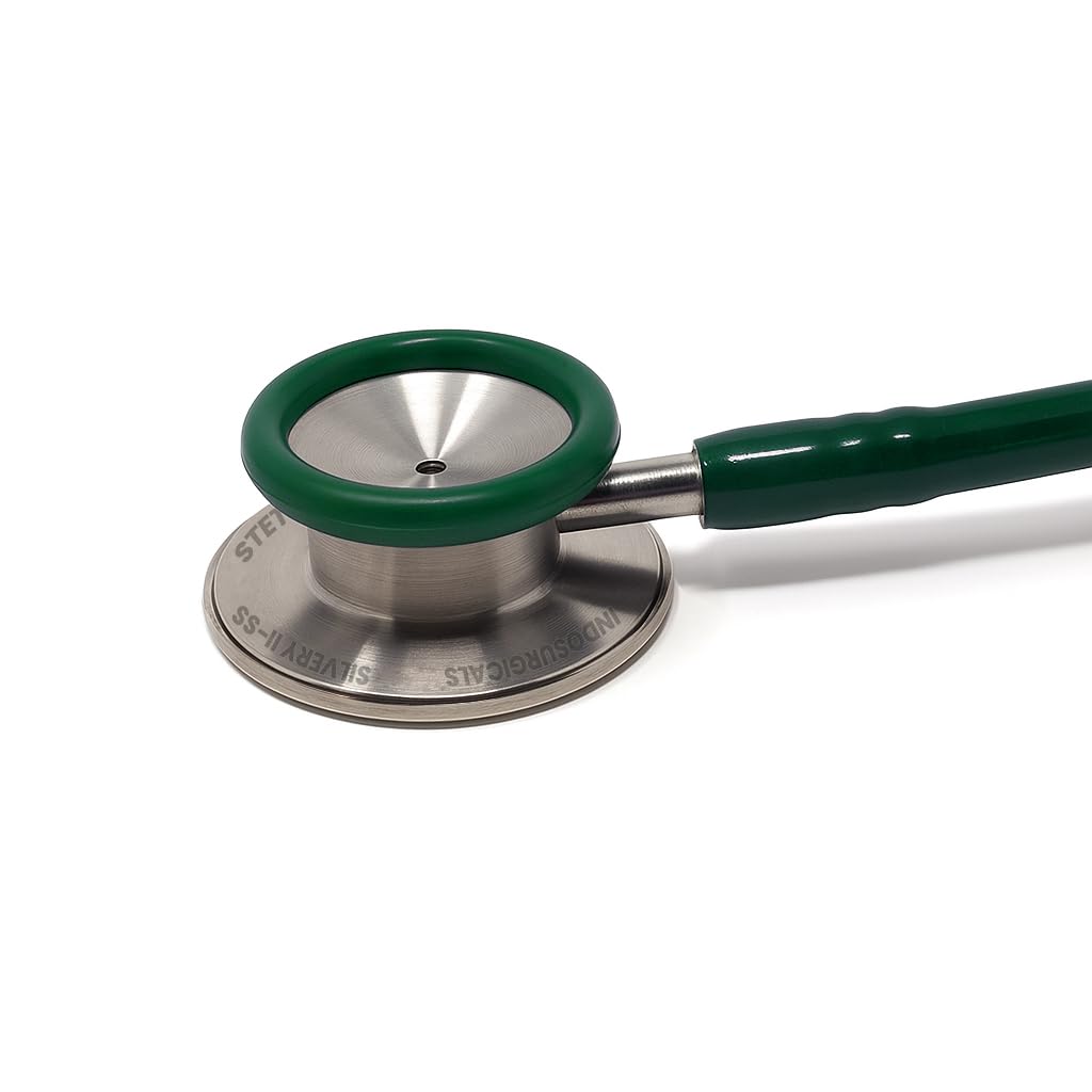 Silvery II-SS Stethoscope (Green)
