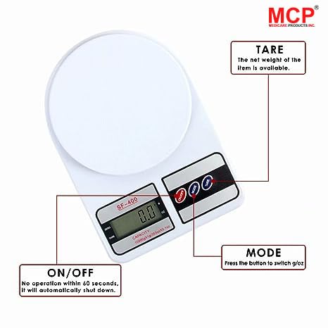 Healthcare Digital Kitchen Weighing Scale Electronic Scale Upto 10kg Capacity