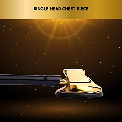 Single Head Stethoscope With Gold Plated Attractive & Durable Quality For Doctors & Students Cardiology Stethoscope
