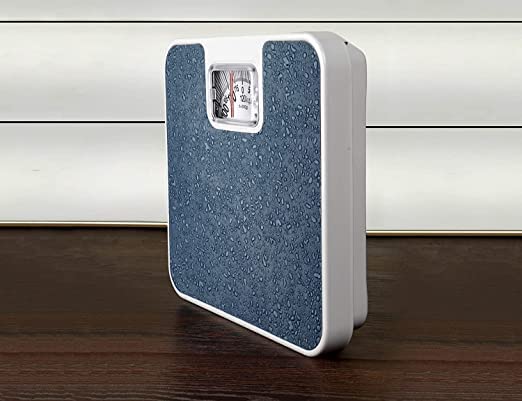 Healthcare Mechanical Bathroom Weighing Scale Analoge Personal Human Body Weighing Machine Upto 120 kg (Blue)
