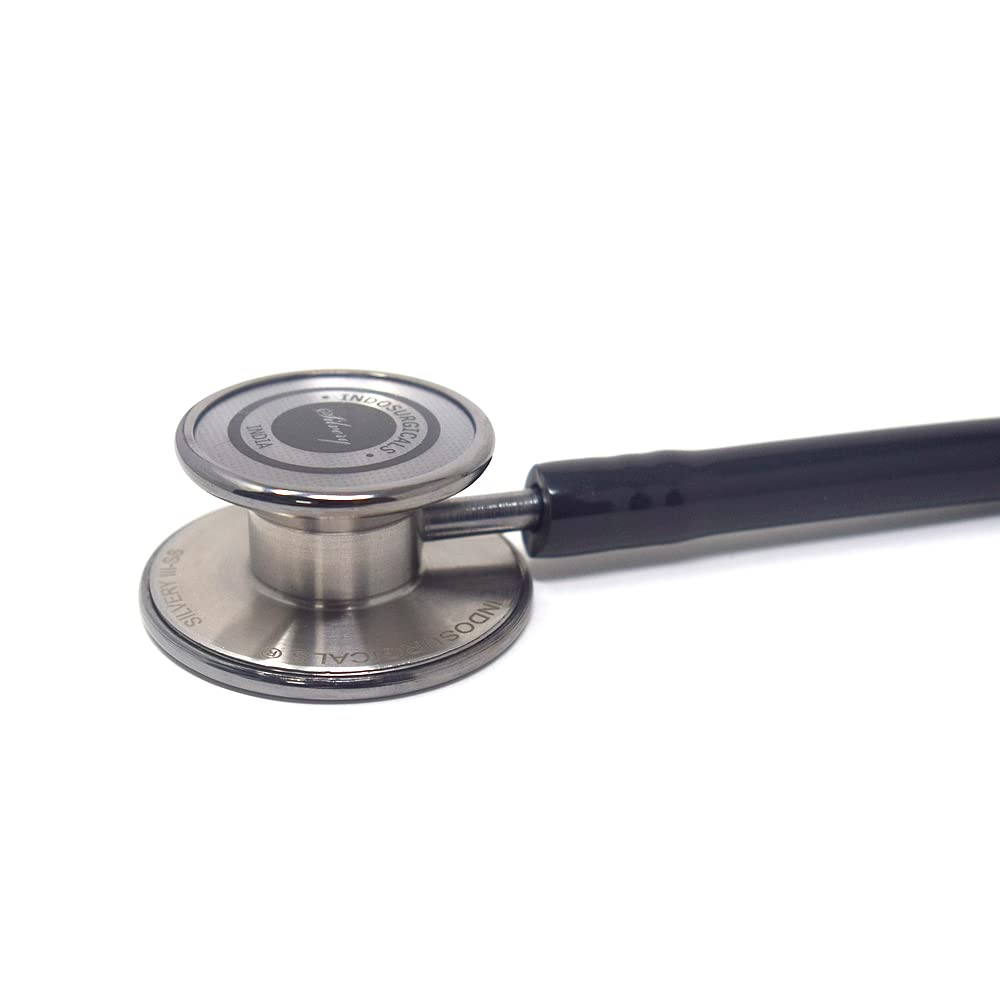 Silvery III-SS Stethoscope (Black)