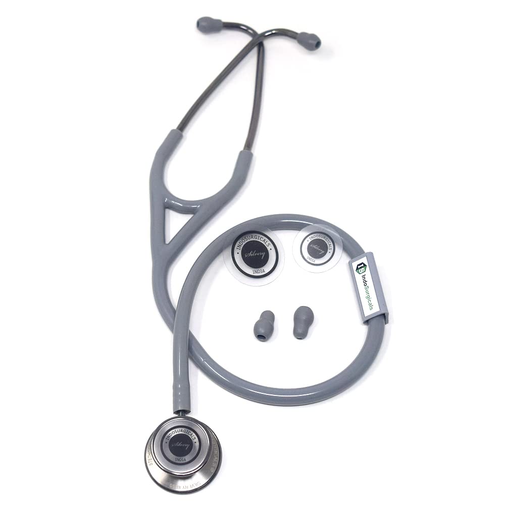 Silvery III-SS Stethoscope (Black)