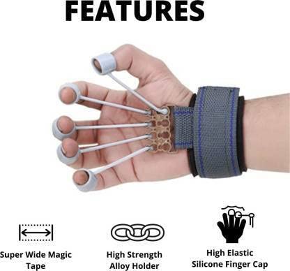 Healthcare Arm Exerciser Silicon Hand Grip Forearm Finger Strengthner Hand Exerciser for Finger Workout Hand Grip Exerciser Tool