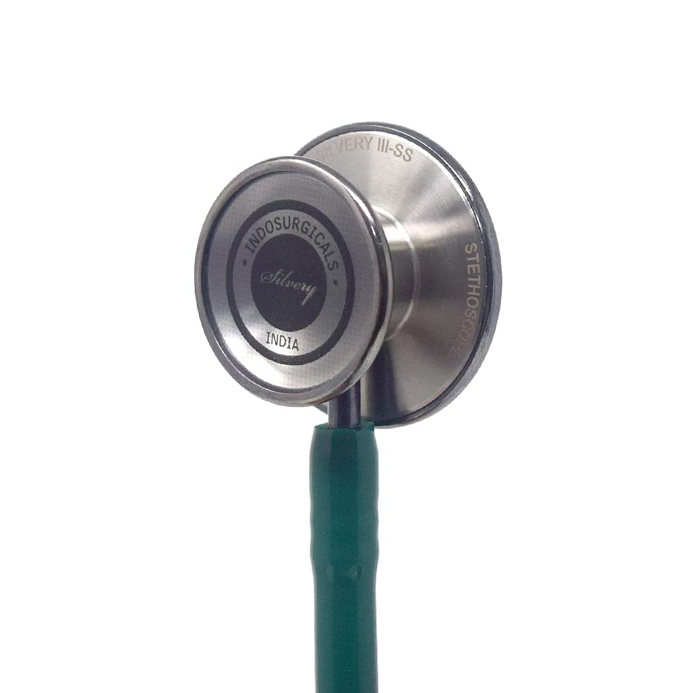 Silvery III-SS Stethoscope (Black)