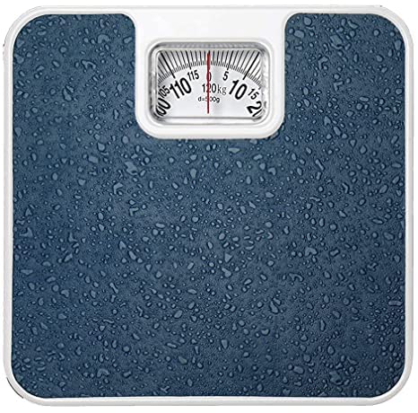 Healthcare Mechanical Bathroom Weighing Scale Analoge Personal Human Body Weighing Machine Upto 120 kg (Blue)