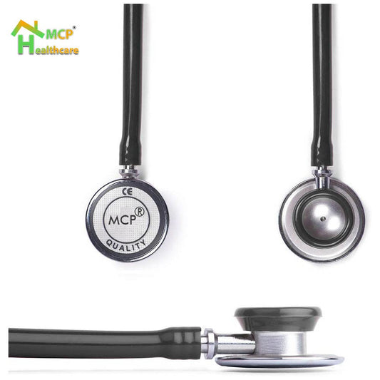 Dual Head Cardiology Stethoscope, Adjustable High & Low Frequency Sounds.