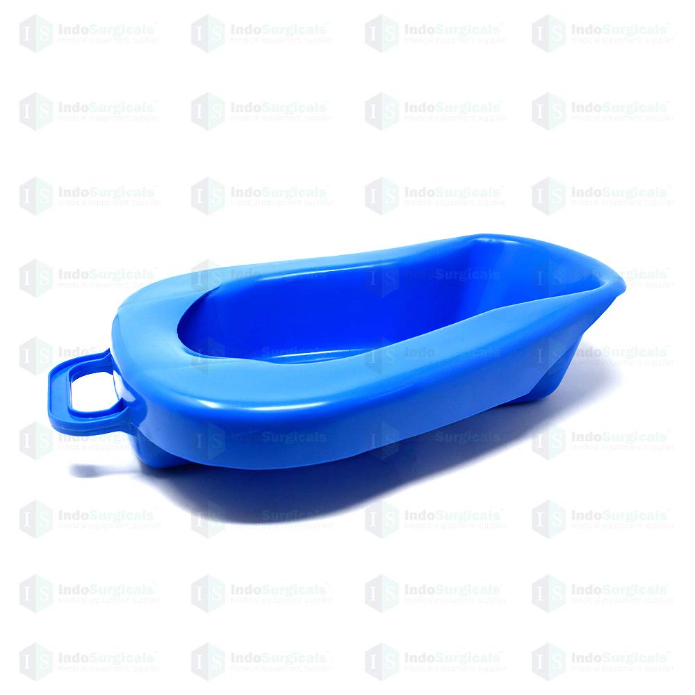 Unisex Polypropylene Bed Pan with Lid