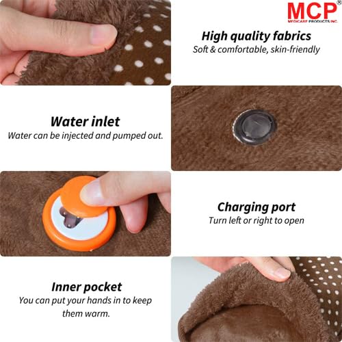 Healthcare Heating Bag - Efficient Electric Heating Pad for Quick Pain Relief Heating Bag Heat Pouch Velvet Hot Water Electric Bottle