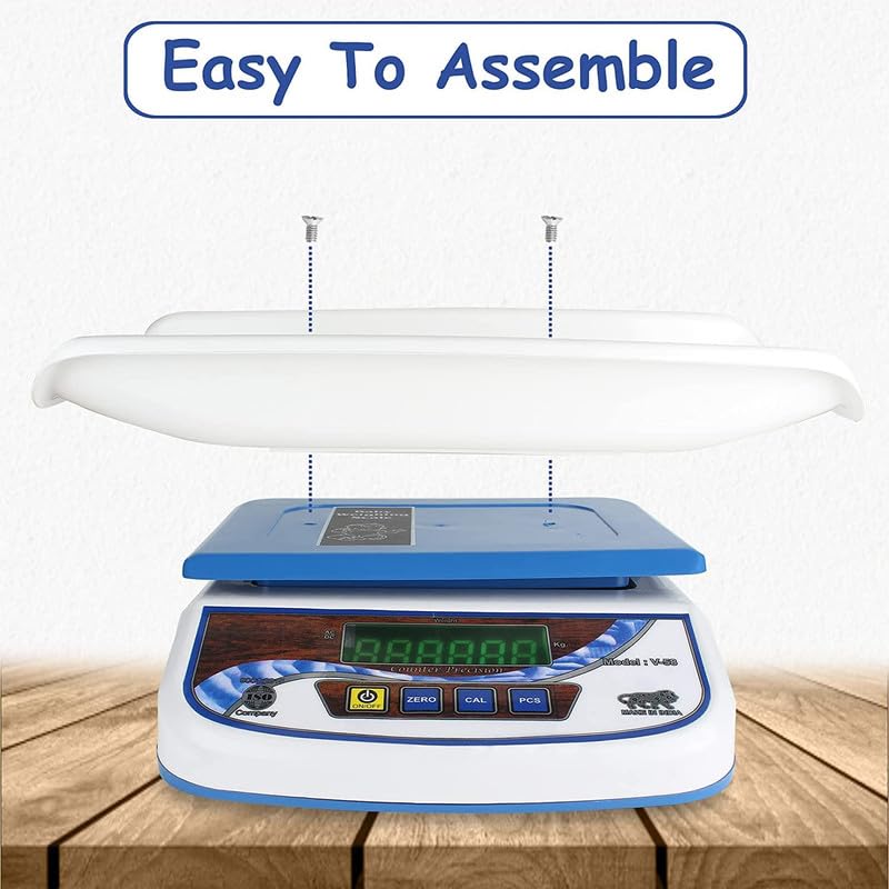 Healthcare Digital Baby Weighing Scale, Infant, & Toddler Tray weight Scale Measure up to 30kg with LCD Display Baby Weight Machine