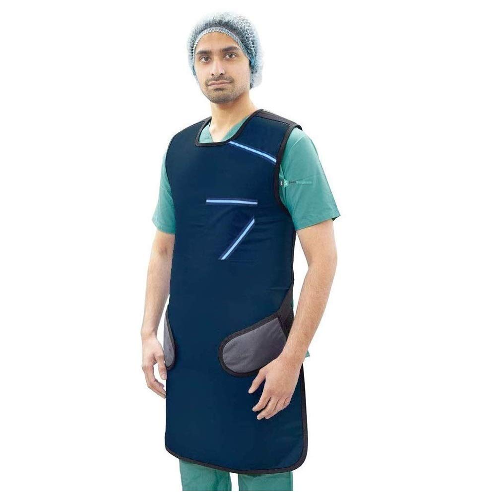 lead apron for x-ray protection, BARC Approved (Lead Equivalency 0.35mm)