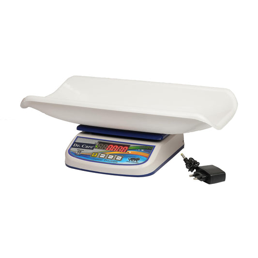 Healthcare Digital Baby, Infant, & Toddler Tray Weight Scale - Up to 30kg - LCD Display - White