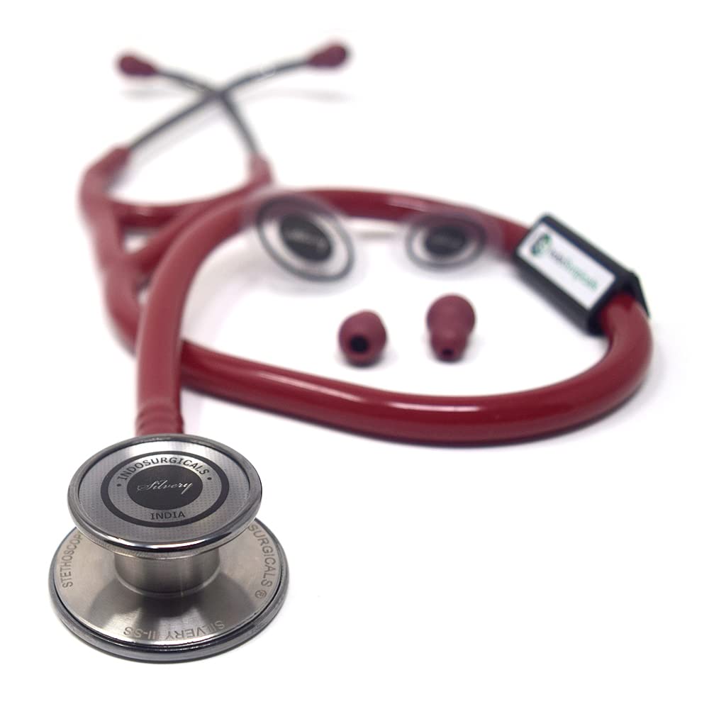 Silvery III-SS Stethoscope (Black)