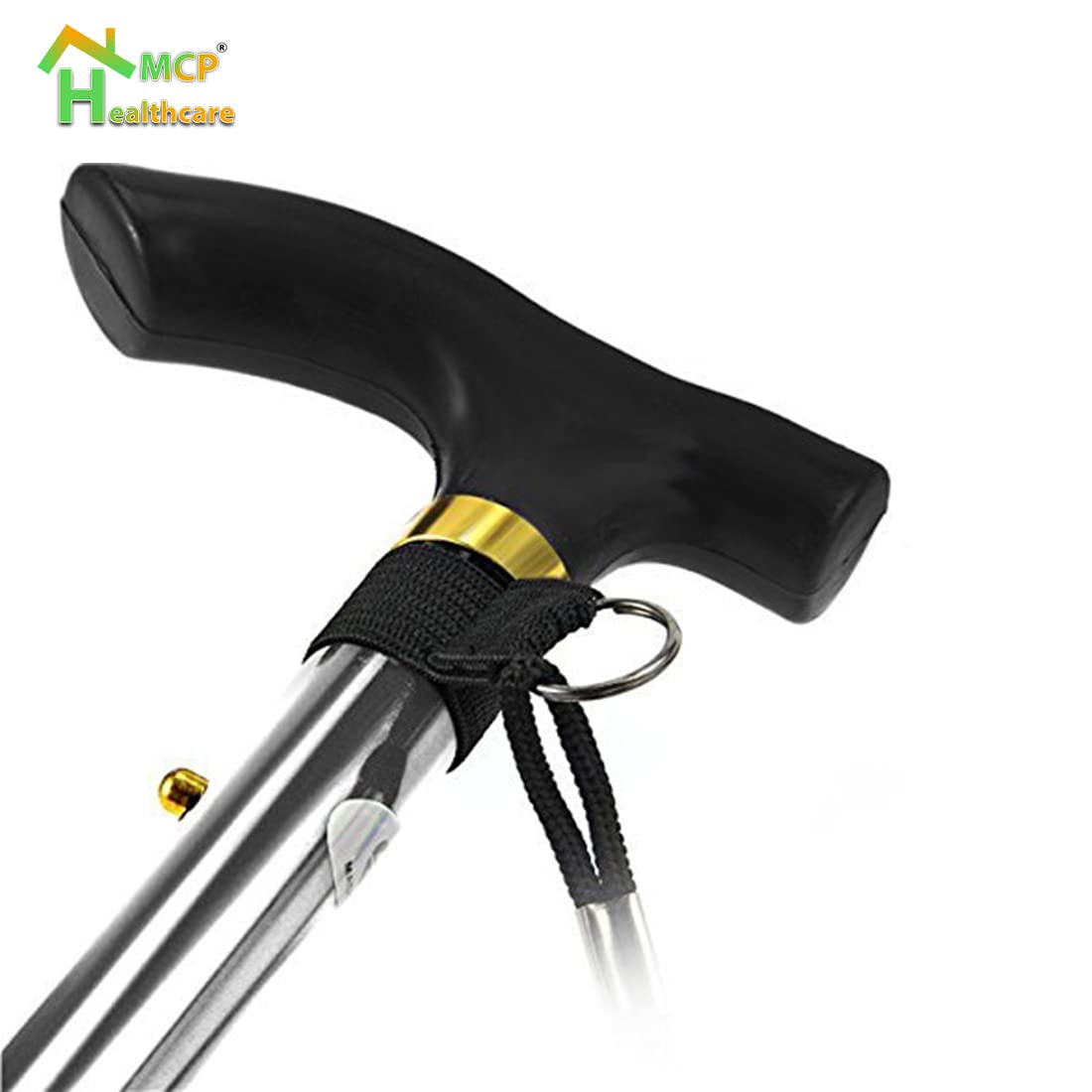 Healthcare Adjustable and Extend Length, Walking Hand Stick Divided in 4 Section Fold able, Maintain Good Posture Stability, Old Man Walking Stick, Foldable Walker for Old Men and Women