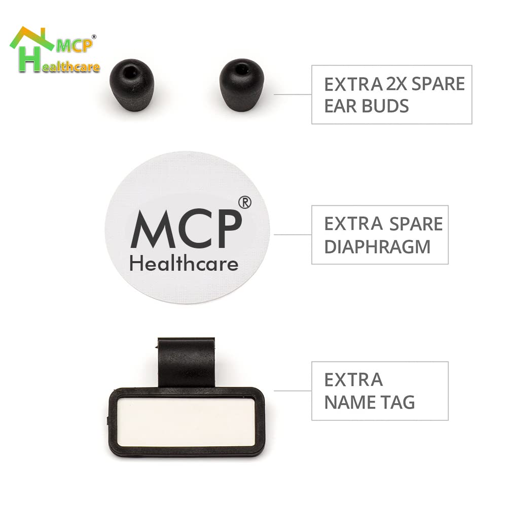 Dual Head Cardiology Stethoscope, Adjustable High & Low Frequency Sounds.