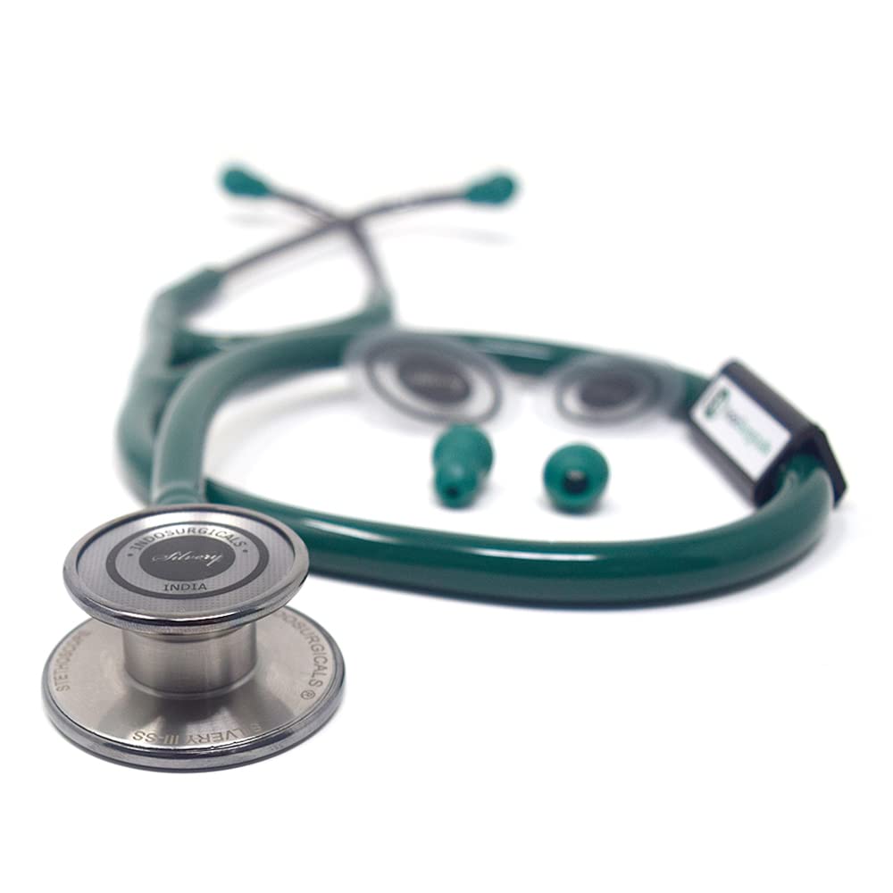 Silvery III-SS Stethoscope (Black)