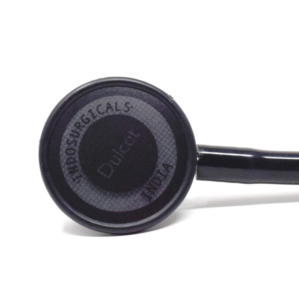 Dulcet Black Stethoscope for Doctors and Medical Students