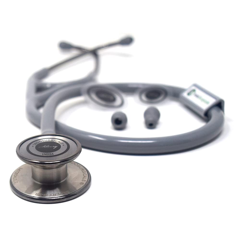 Silvery III-SS Stethoscope (Black)