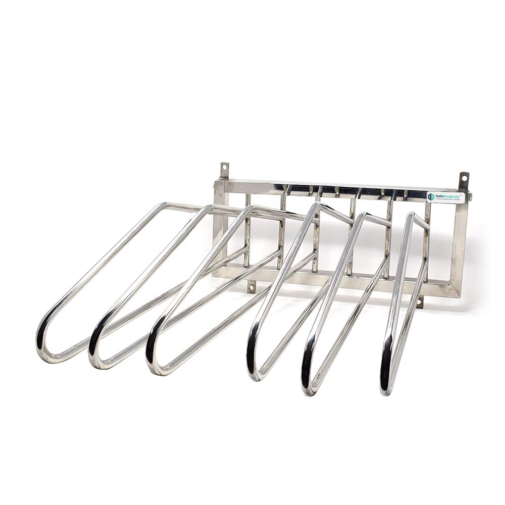 Wall Mounted SS 304 Grade X-Ray Lead Apron Rack/Hanger/Stand
