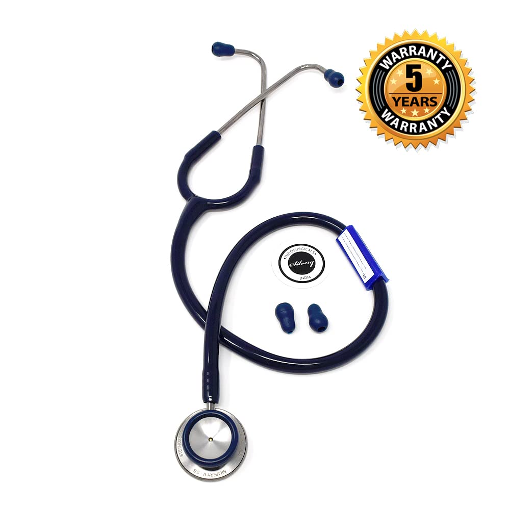Silvery II-SS Stethoscope (Blue)
