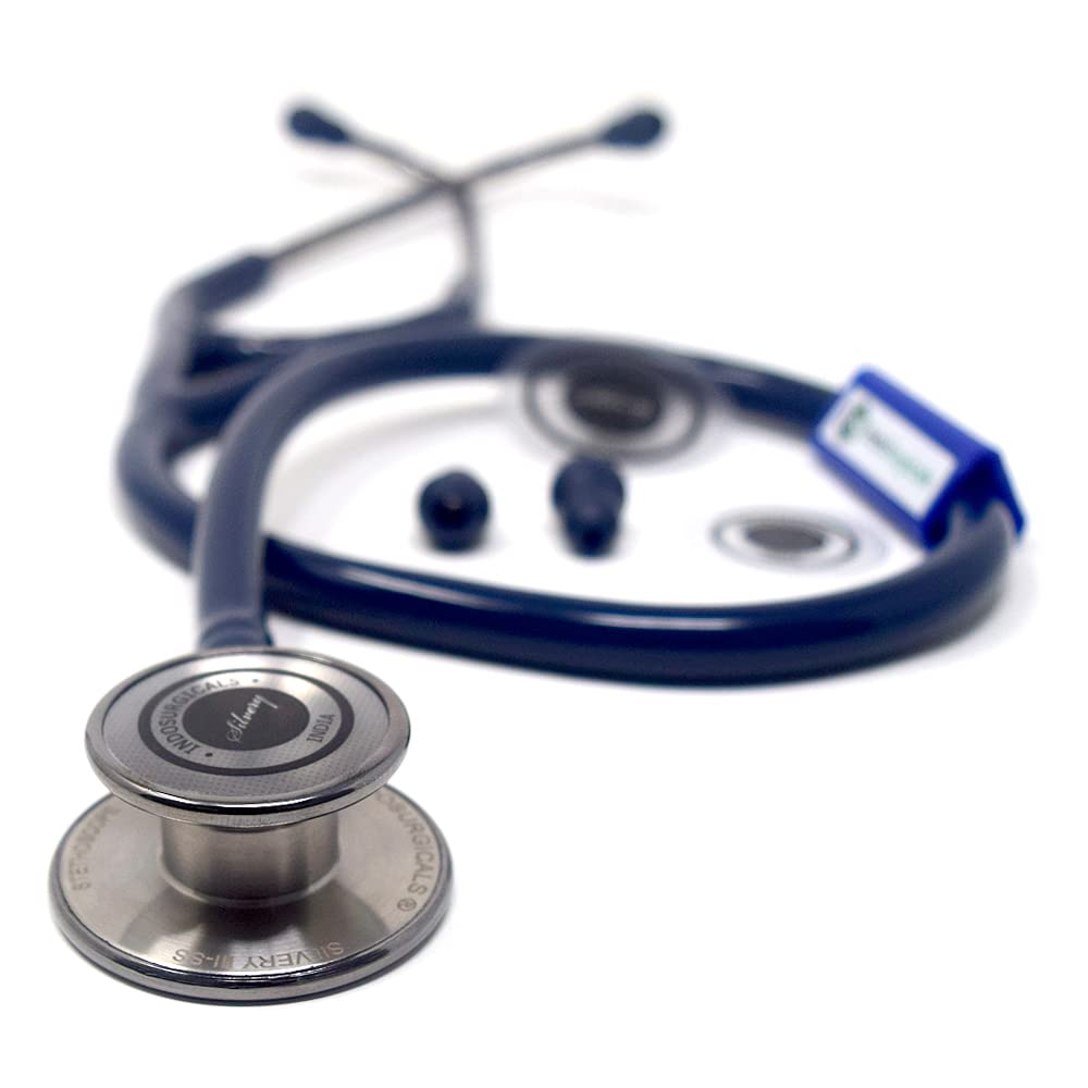 Silvery III-SS Stethoscope (Black)