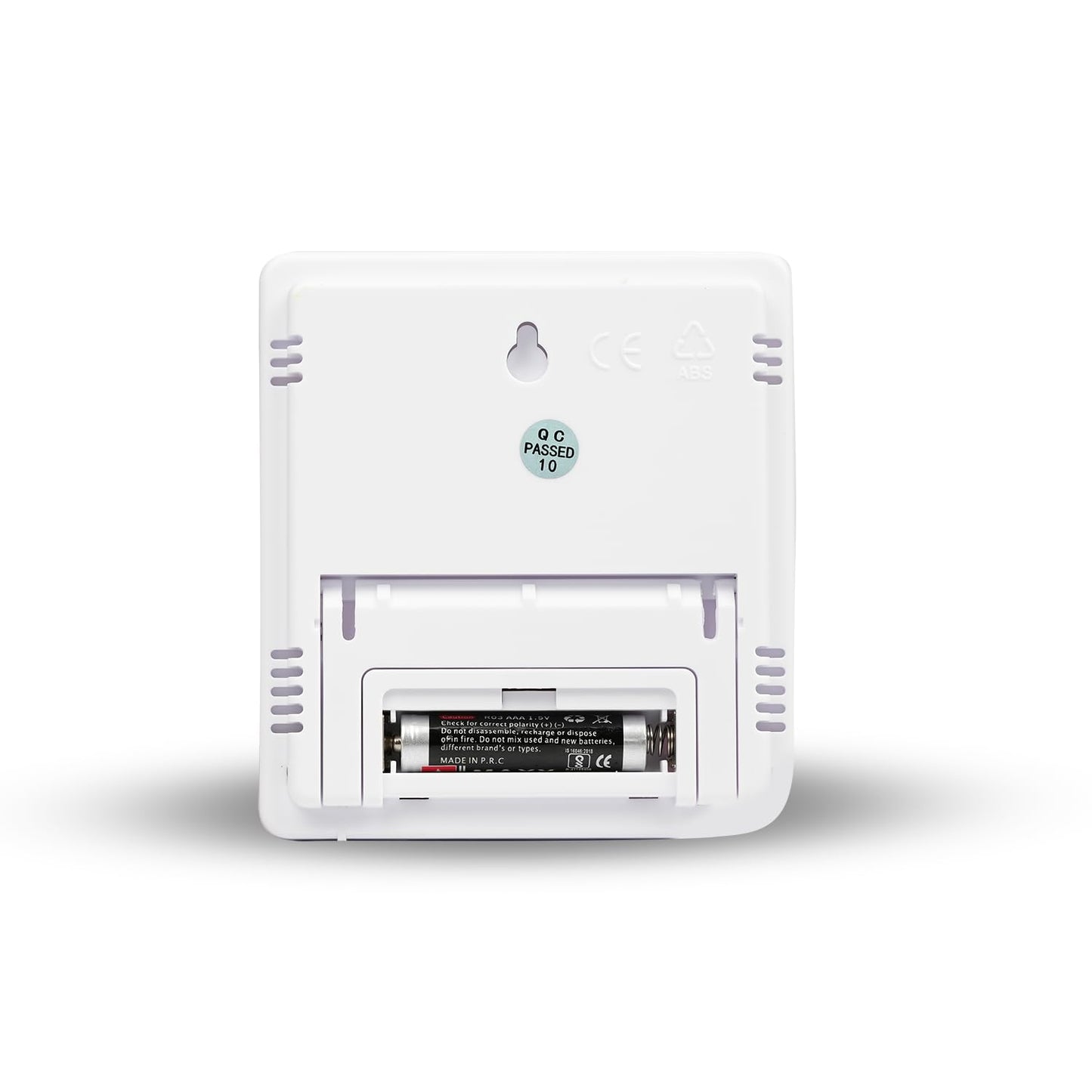 Digital Room Thermometer -Hygrometer Accurate & LCD Display Thermometer Indoor and Outdoor Temperature and Humidity Monitoring Meter HTC-2 (White)