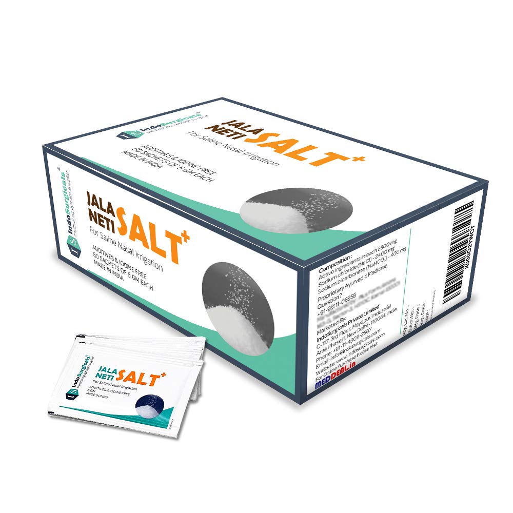 Jala Neti Salt Plus (Pack of 50 Sachets)