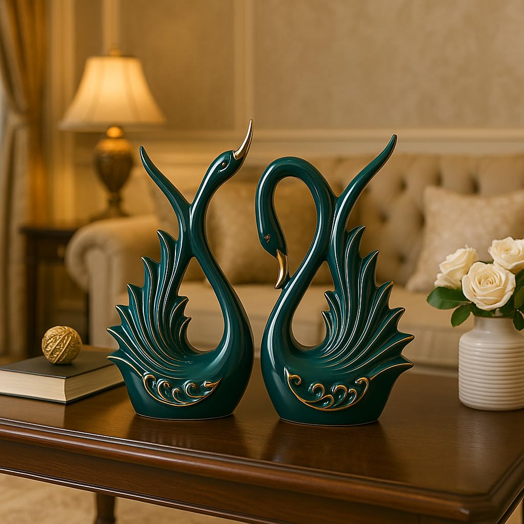 Beautiful Finish Uniquely Hand Crafted Home Dcor African Tribal Women Art Piece - (Set of 3, Multicolour), Resin