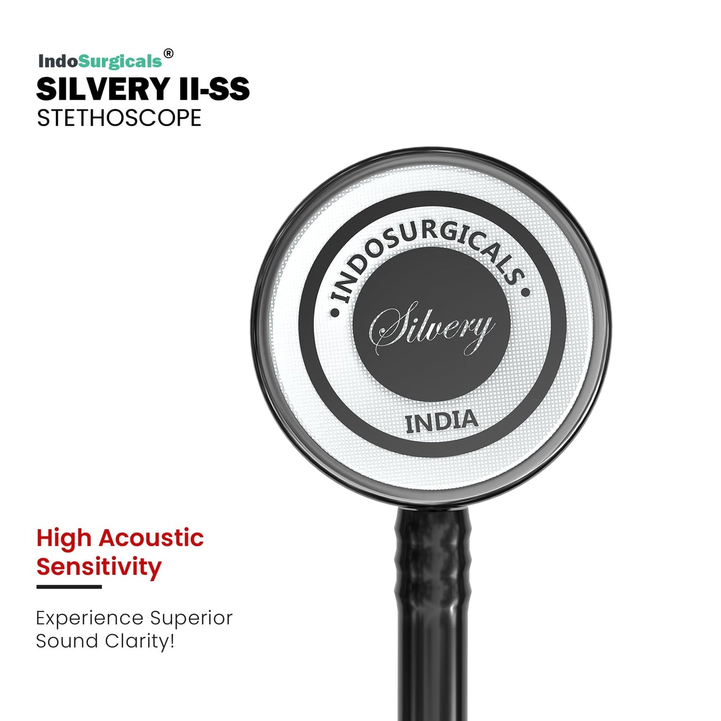 Silvery II-SS Stethoscope (Green)