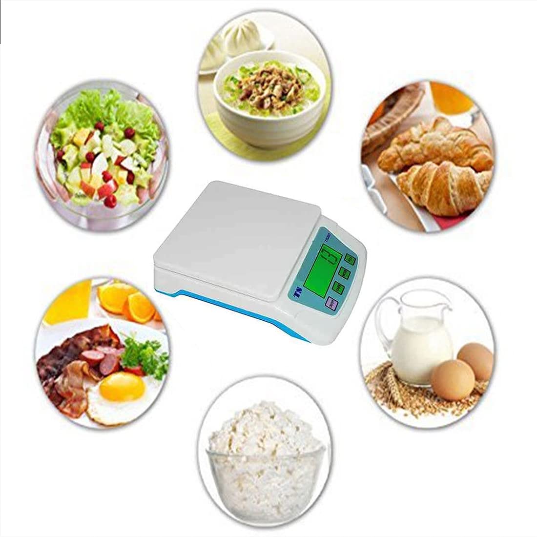 Healthcare Kitchen Scale Ts-200 Digital Multi Purpose Kitchen Scale Weighing Scale Ts 200 With Tare Function Weight Scale, 6 kg