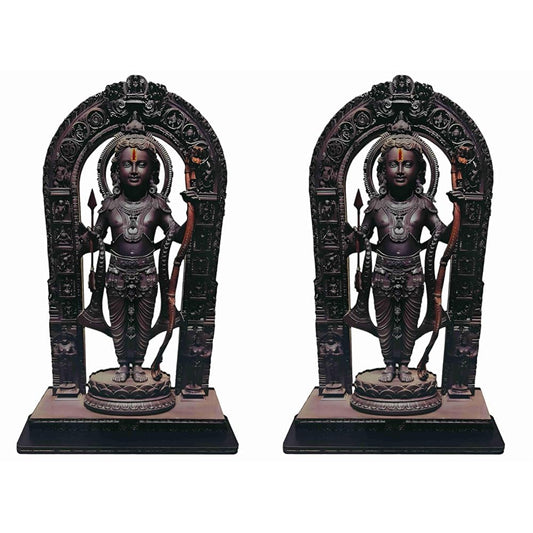 SAF paintings Ram Lalla MDF Cutout of Ram Lalla Statue in Ayodhya Mandir (2D), Idol Home Decor, Divine Gifts, Big Size Ram Lalla Statue 8 inch x 5 inch