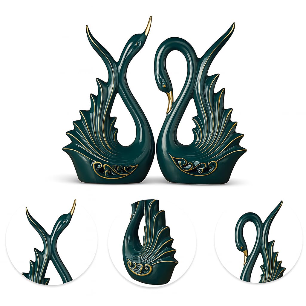 Beautiful Finish Uniquely Hand Crafted Home Dcor African Tribal Women Art Piece - (Set of 3, Multicolour), Resin