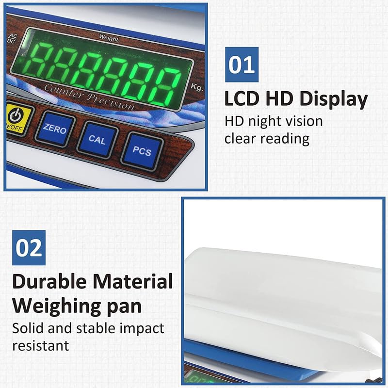 Healthcare Digital Baby Weighing Scale, Infant, & Toddler Tray weight Scale Measure up to 30kg with LCD Display Baby Weight Machine