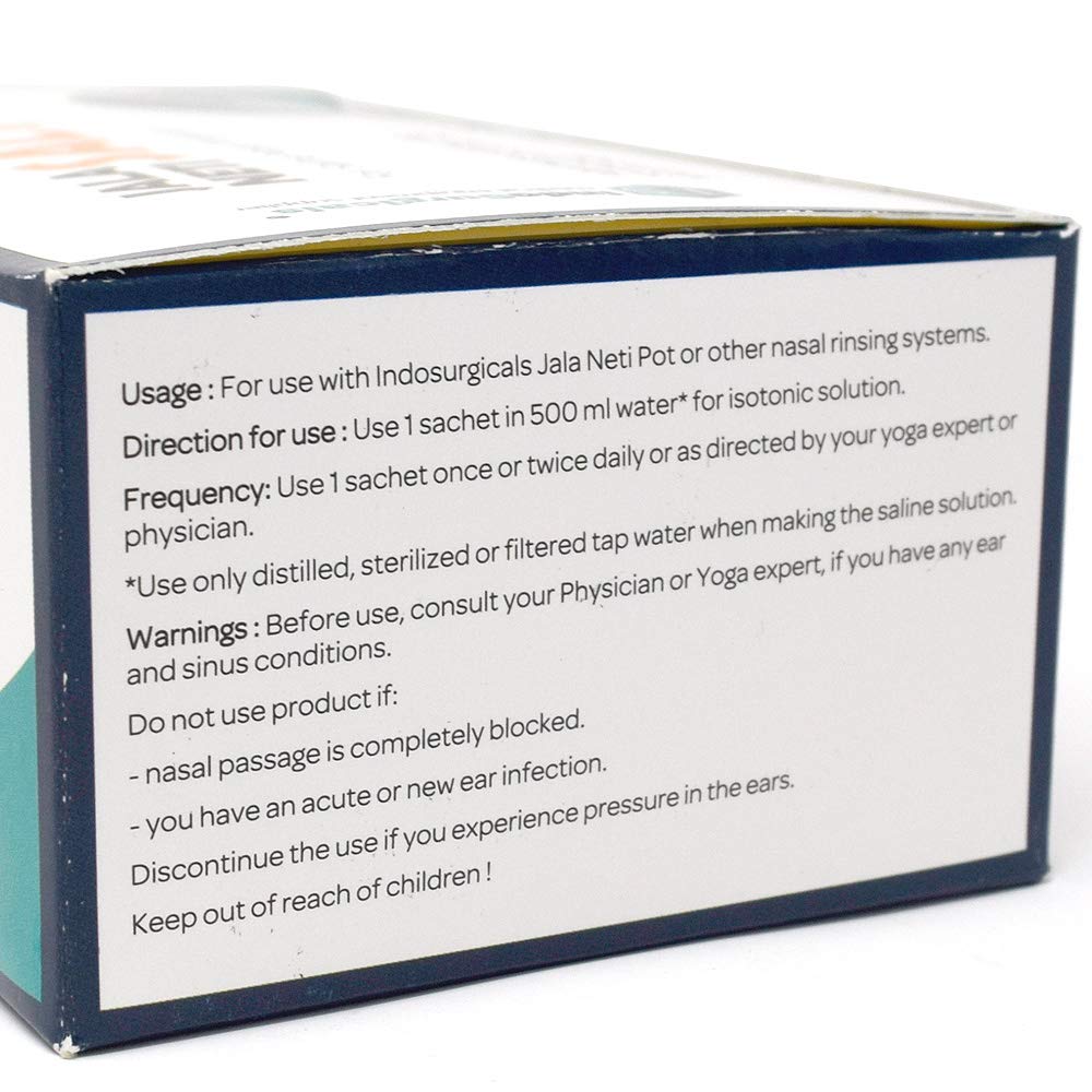 Jala Neti Salt Plus (Pack of 50 Sachets)