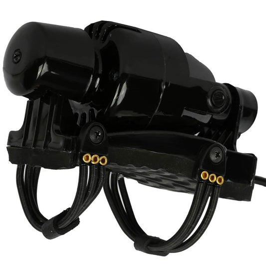 Black Electric Handheld Double Speed Floating Action Massager for head & body pain relief (Black)