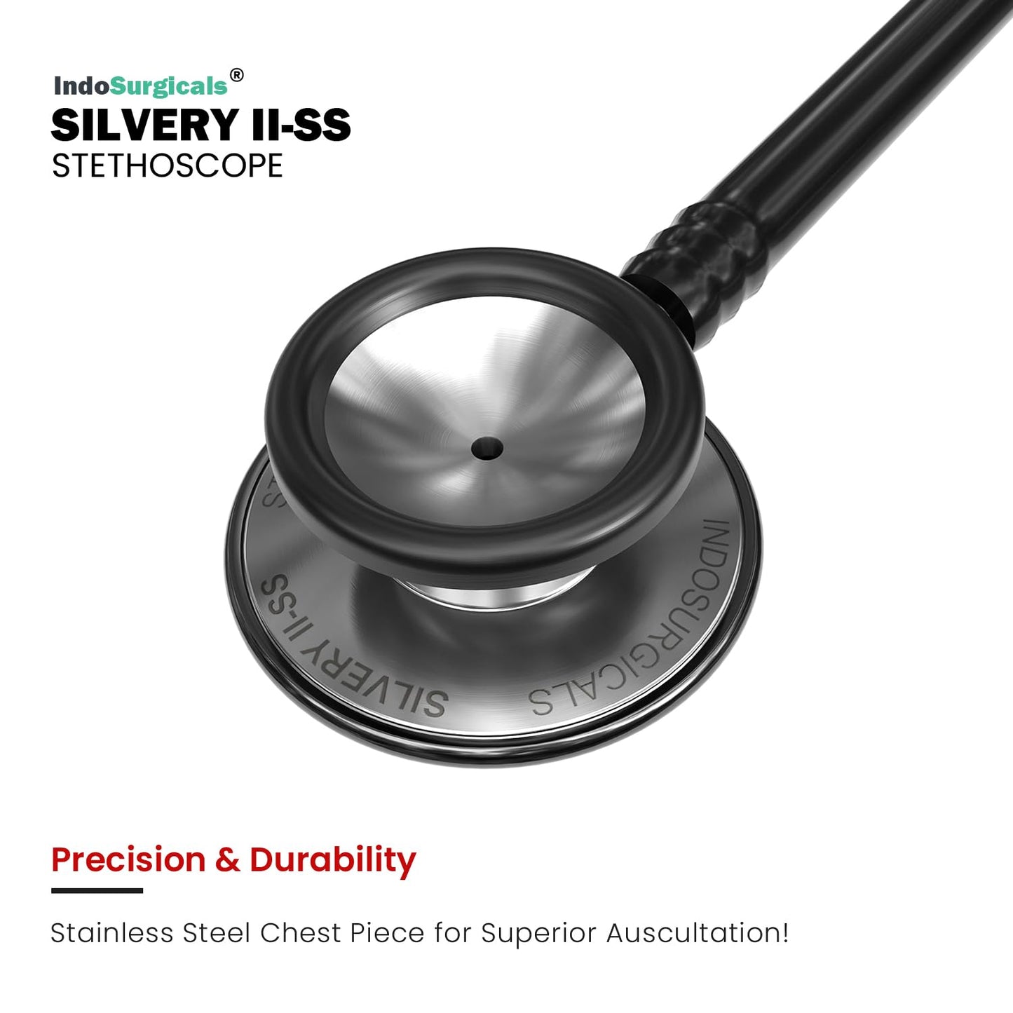 Silvery II-SS Stethoscope (Green)