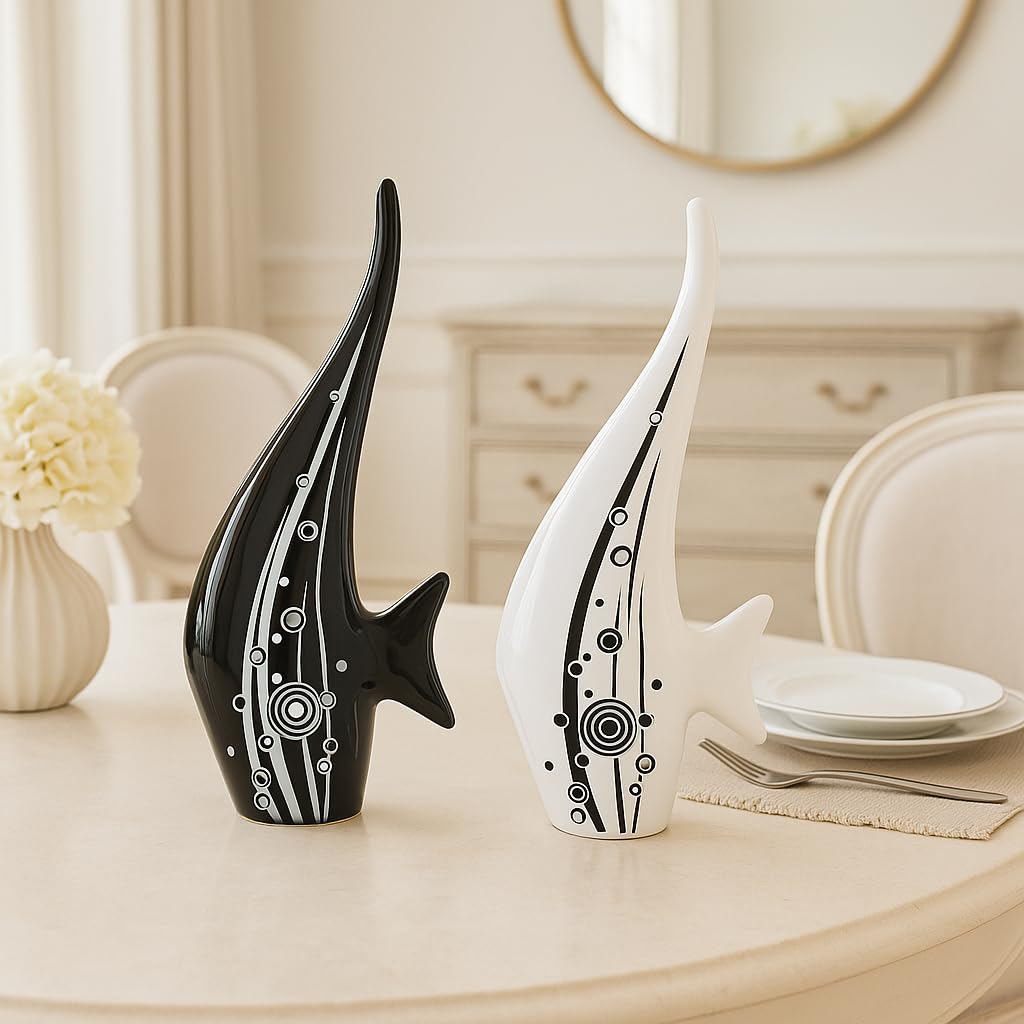 Beautiful Finish Uniquely Hand Crafted Home Dcor African Tribal Women Art Piece - (Set of 3, Multicolour), Resin