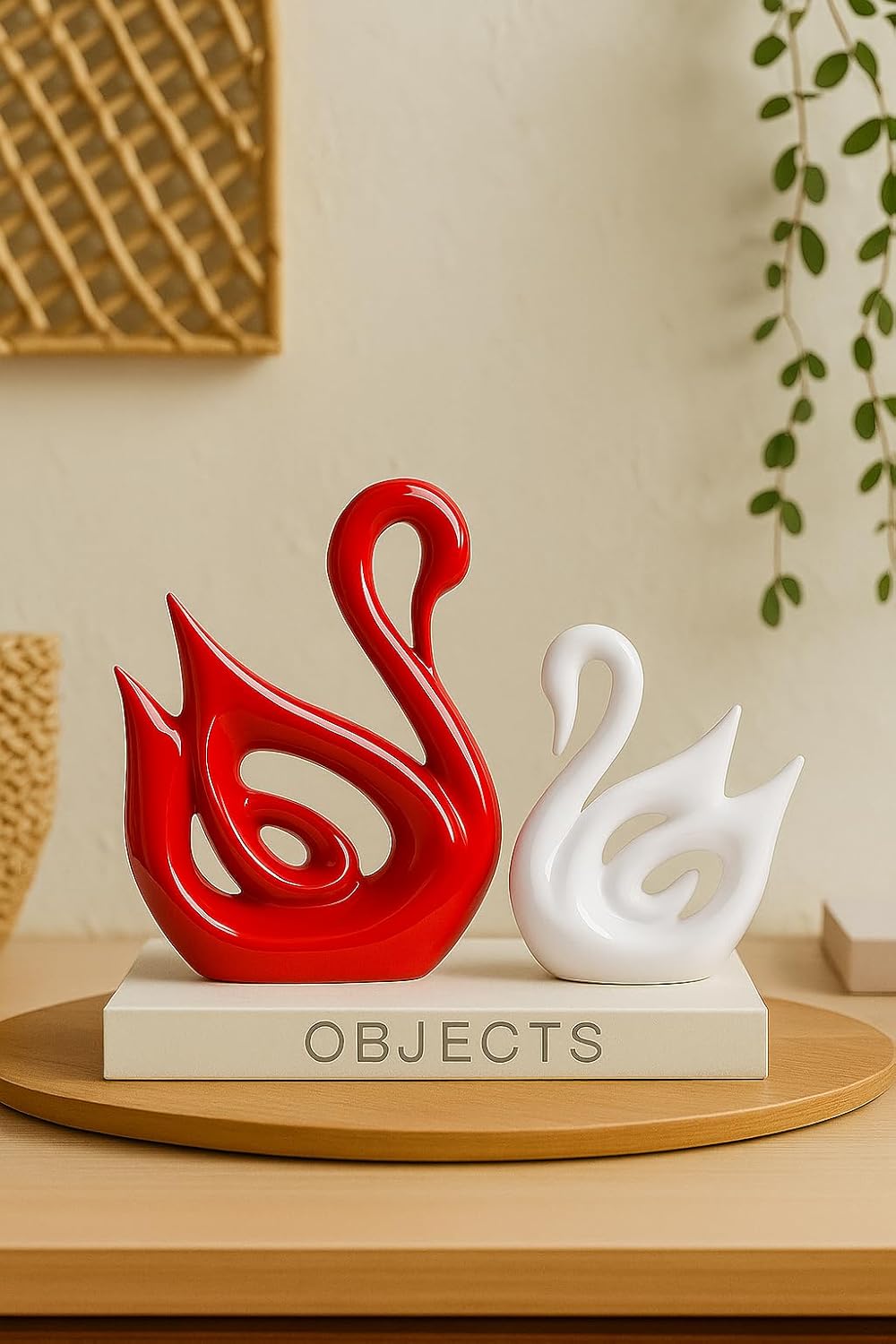 Beautiful Finish Uniquely Hand Crafted Home Dcor African Tribal Women Art Piece - (Set of 3, Multicolour), Resin