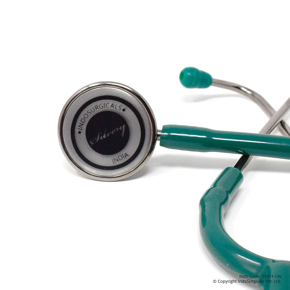 Silvery II-SS Stethoscope (Green)