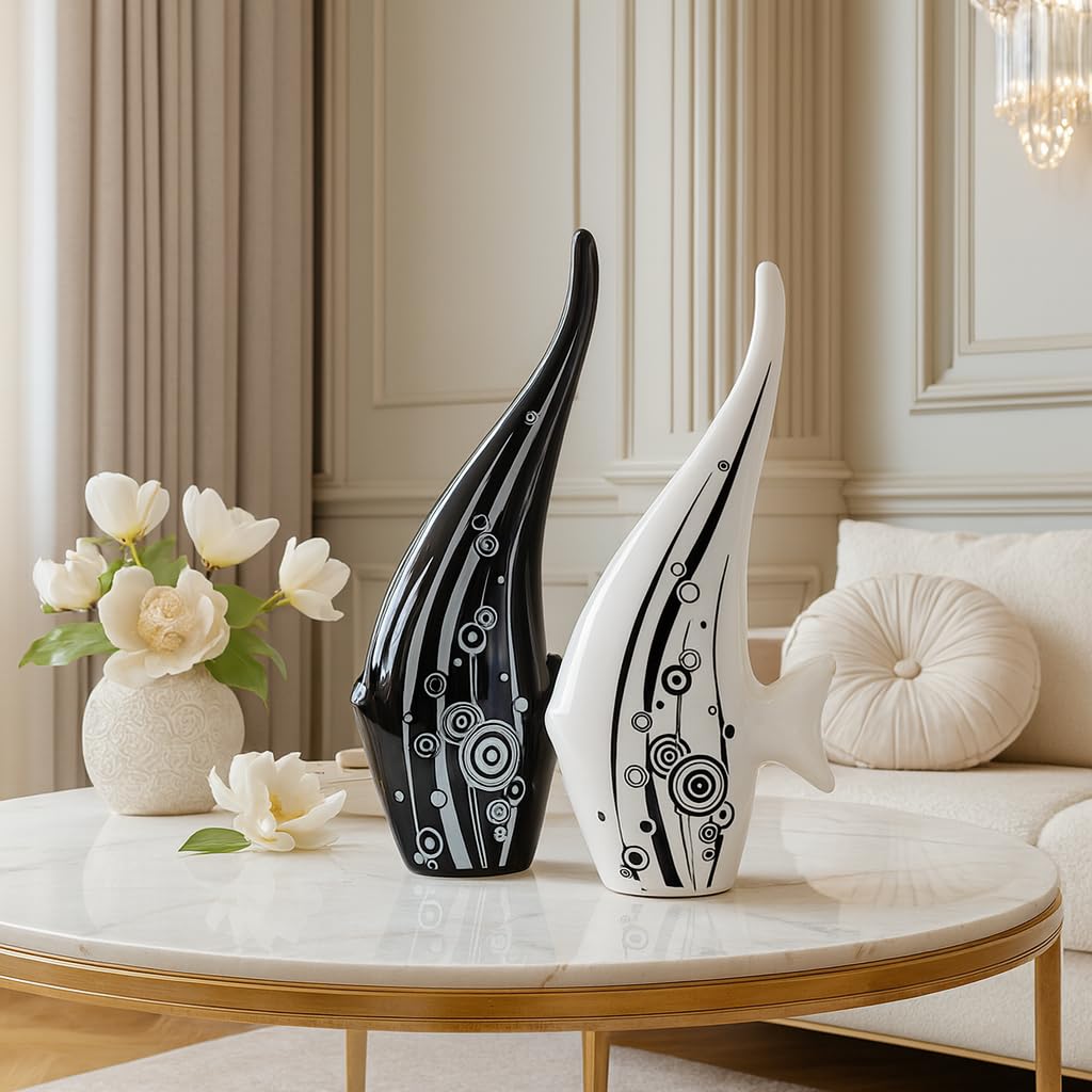 Beautiful Finish Uniquely Hand Crafted Home Dcor African Tribal Women Art Piece - (Set of 3, Multicolour), Resin