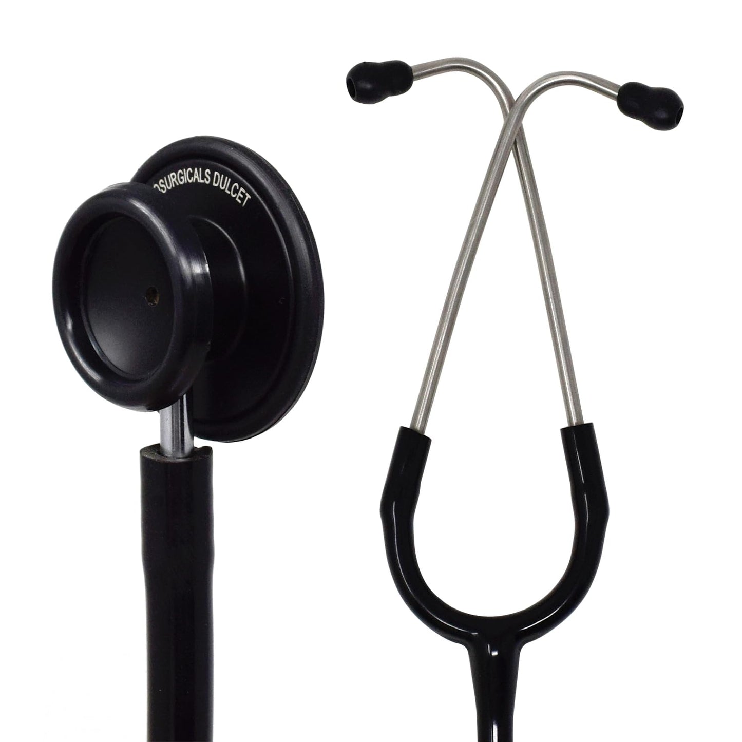 Dulcet Black Stethoscope for Doctors and Medical Students